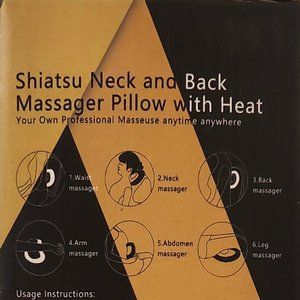 Shiatsu Back and Neck Massager Pillow With Heat.